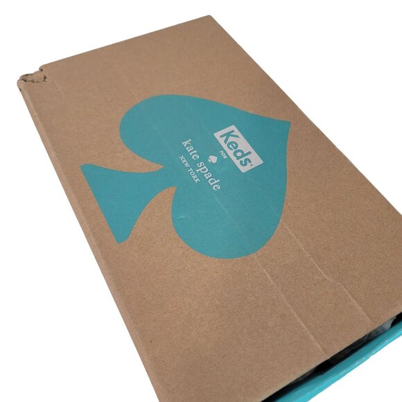 Kate Spade New York keds NIB Women's Gold Glitter Sneakers Sz 6.5M ribbon Laces - Picture 5 of 14